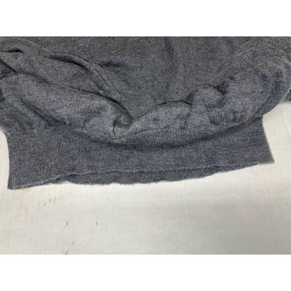Peter Millar Mens Gray‎ Long Sleeve 1/4 Zip Pullover Sweater Size L A53 - Picture 3 of 7